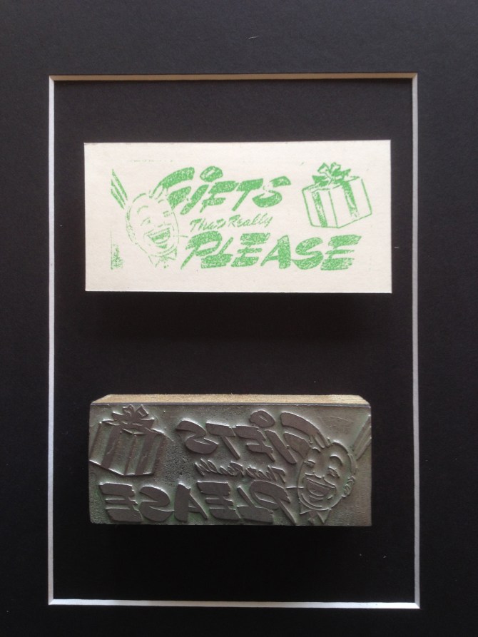 Printing Press Die #1