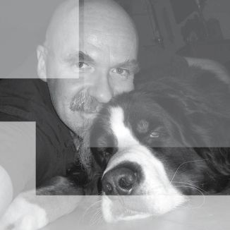 Boo and me in Black and white