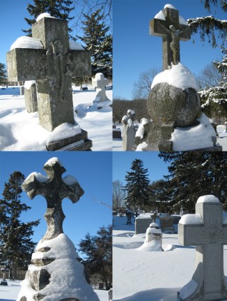 Winter Headstones